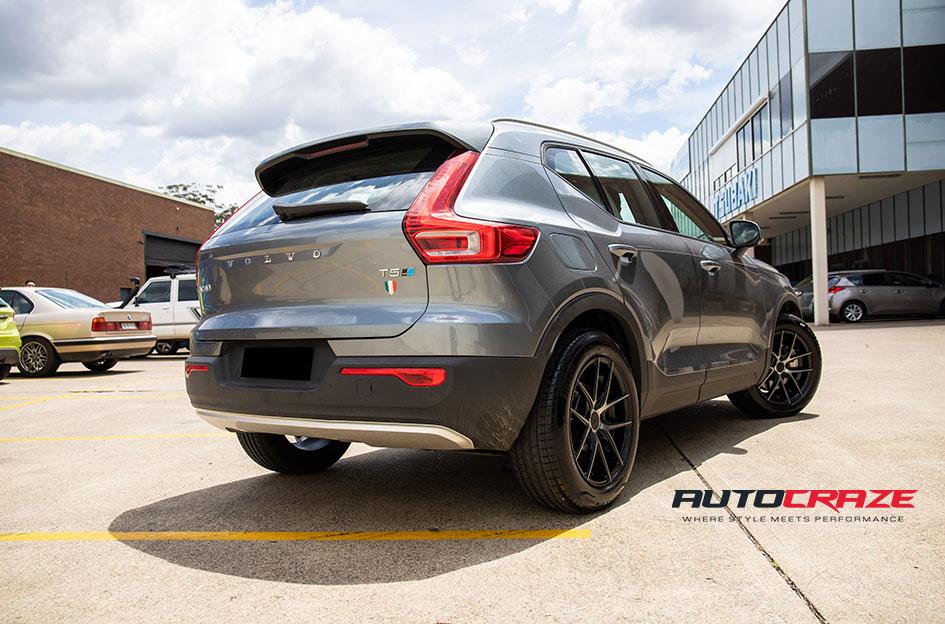 VOLVO XC40 TARGA BLACK MACHINED FACE